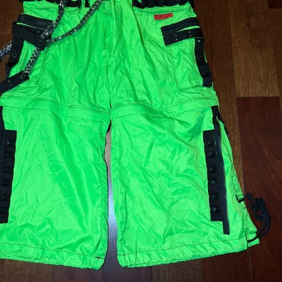 Tripp NYC Space Out Pant Neon Green Size Medium Brand New with Tags - Picture 3 of 12